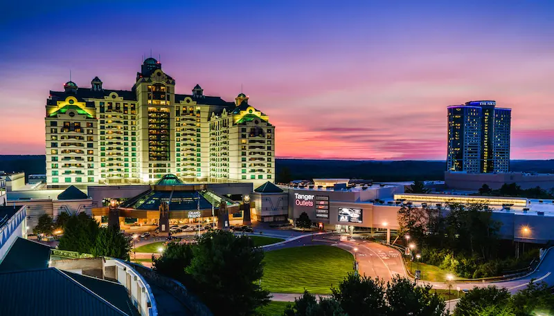 Foxwoods Resort Casino i USA er 32 000 kvadratmeter