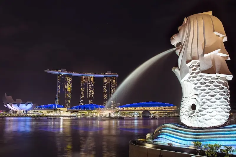 Singapore kan skilte med et av verdens mest luksuriøse casino på Marina Bay Sands.