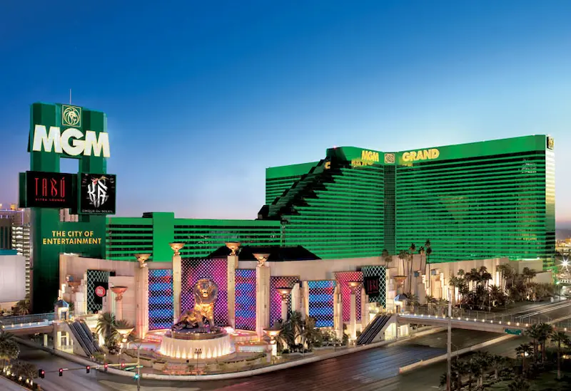 MGM er størst og best; blant de mest luksuriøse, og størst i Las Vegas.